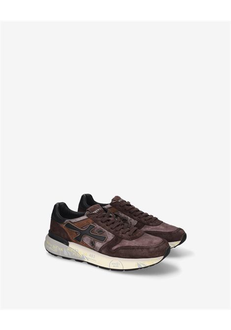 Premiata Mick 8434 Sneaker in Brown Suede Men's PREMIATA |  | MICK VAR8434